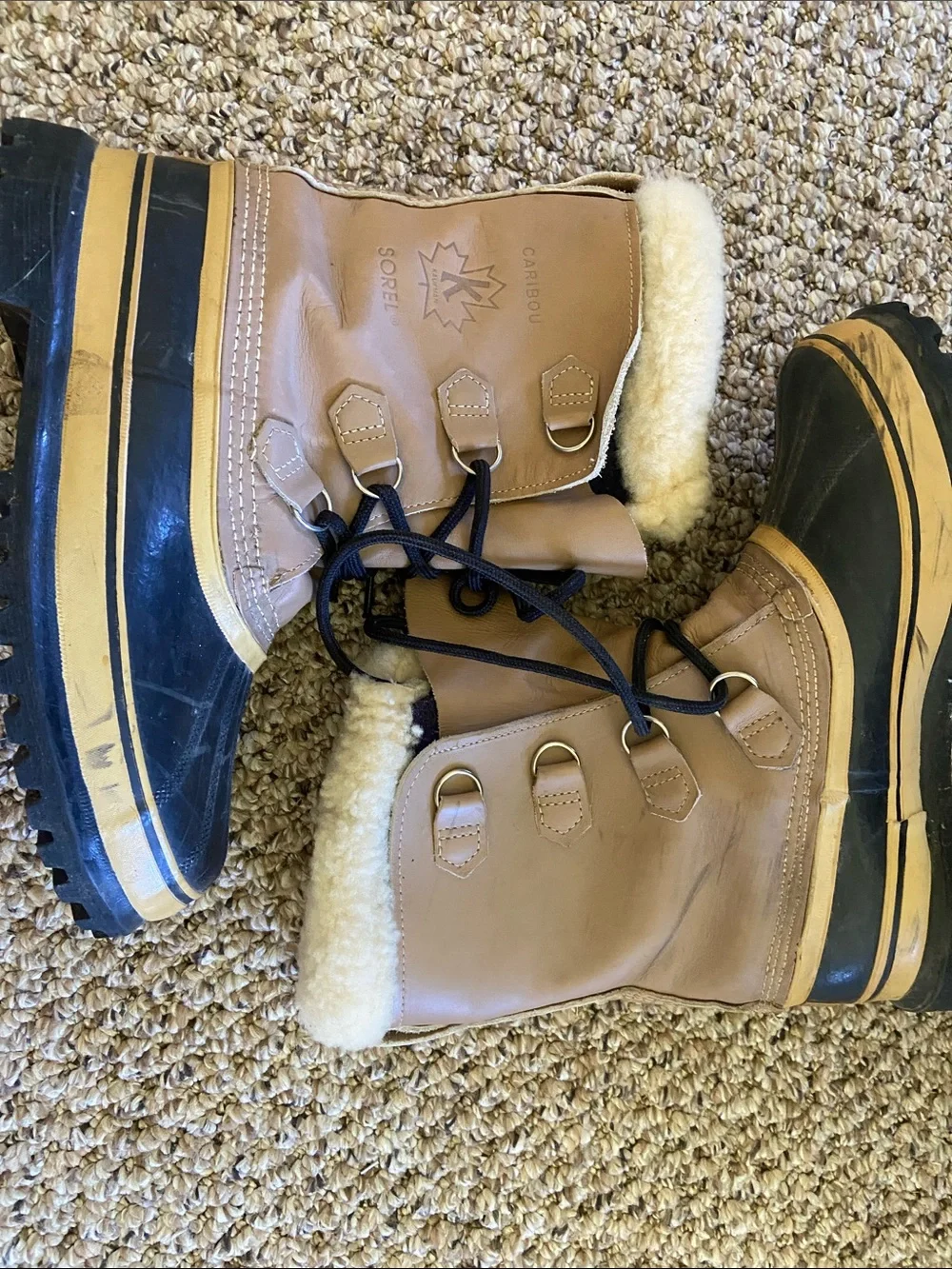 Vintage Wool lined Sorel Boots Men’s Size 9 70s/ 80s